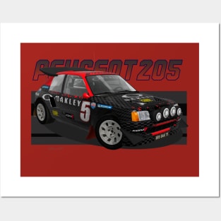 Peugeot 205 T16 Group B Posters and Art